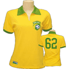 blusa gola polo feminina